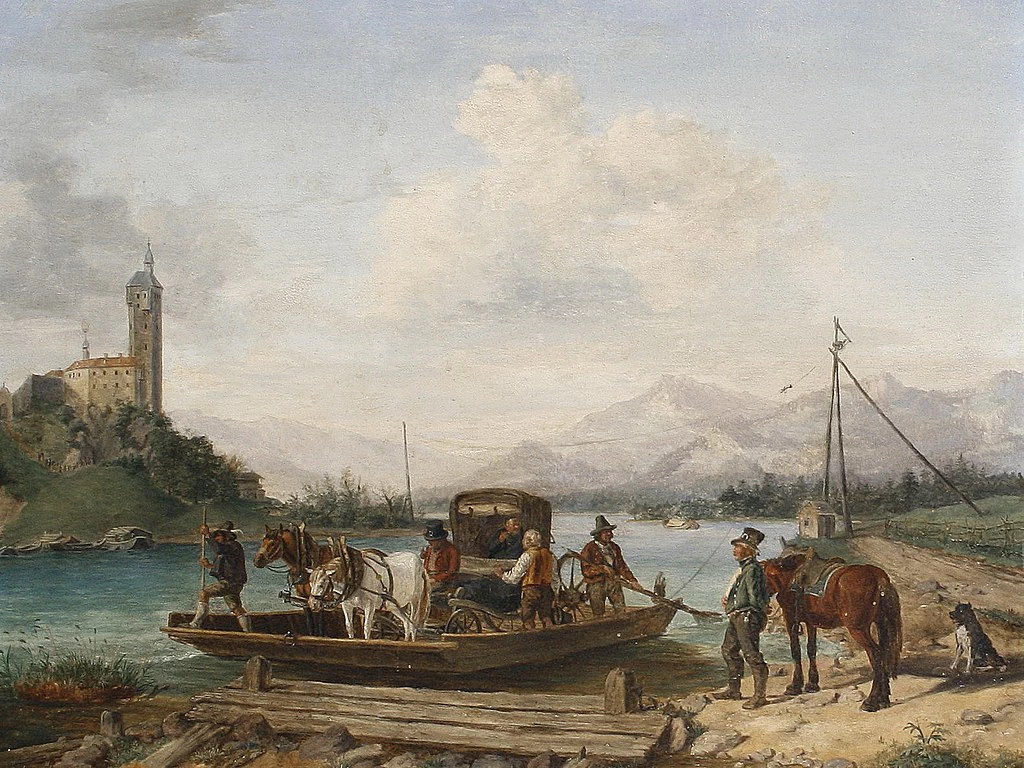 La traversata in traghetto - Altamann Anton